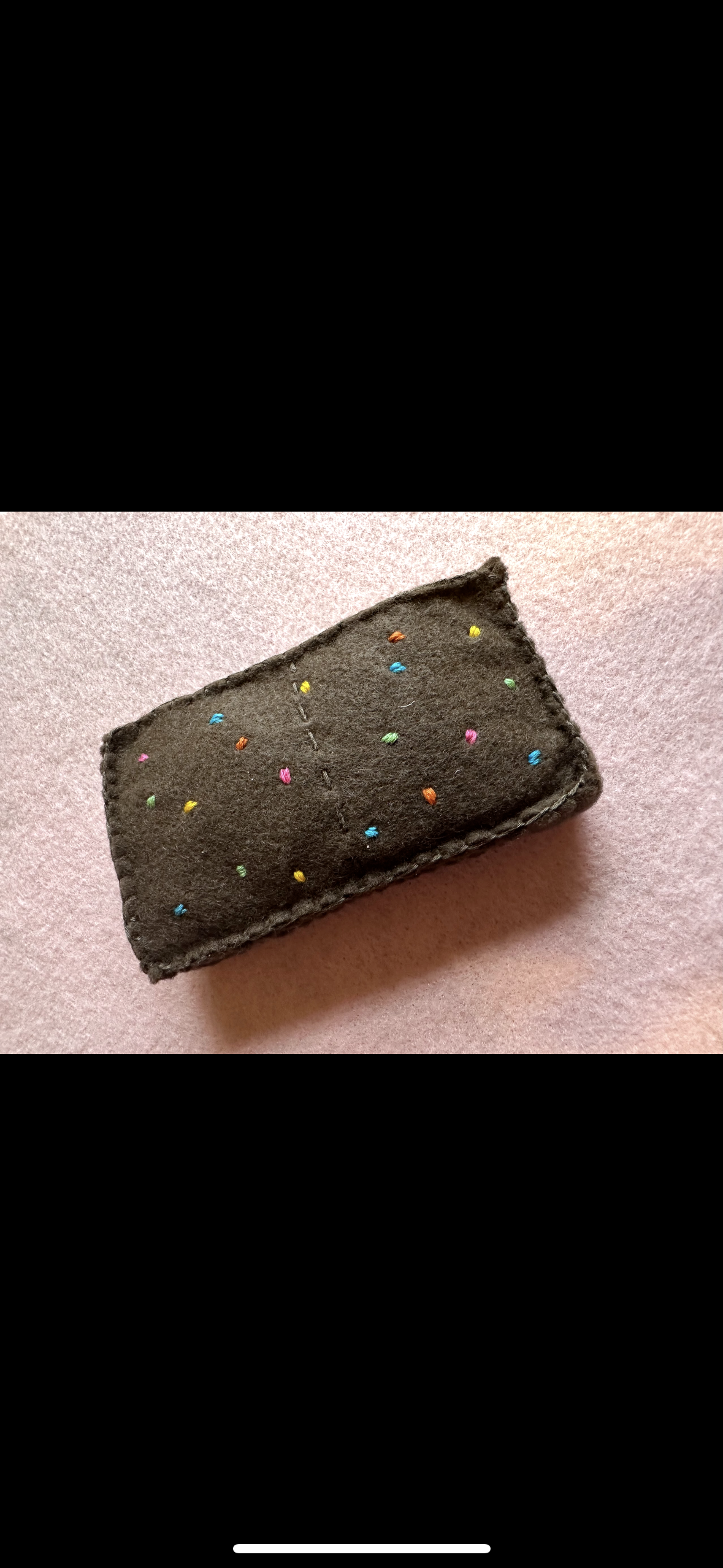 Handmade Cosmic Brownie Felt Food