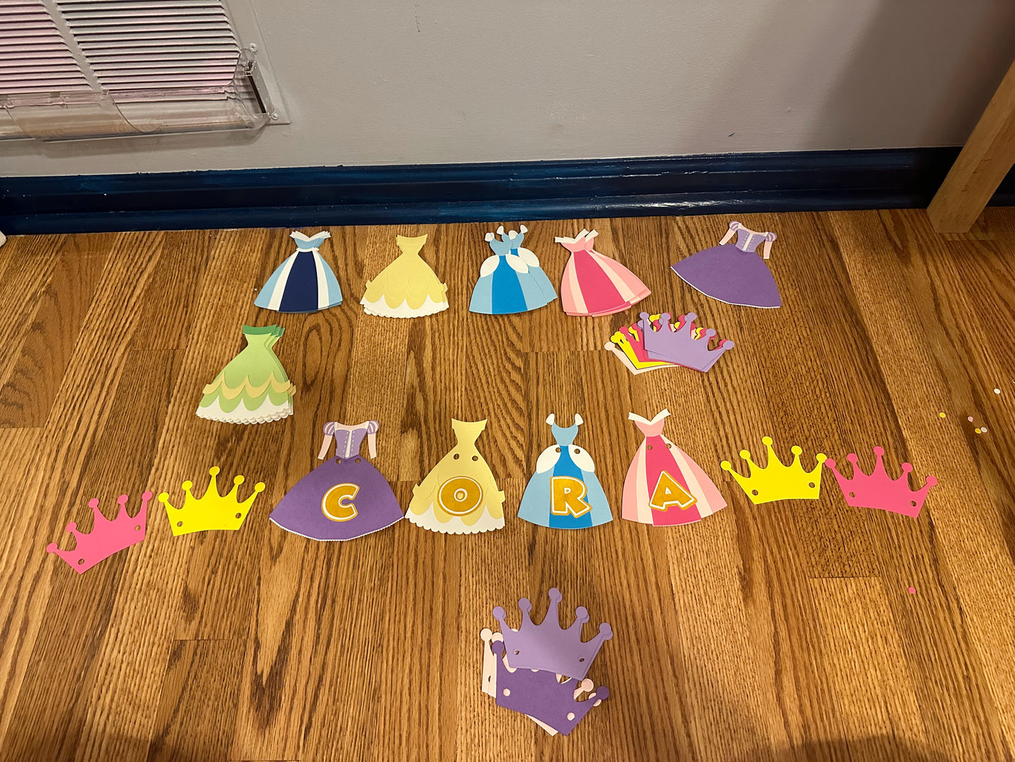 Princess Party Dresses Table Centerpieces