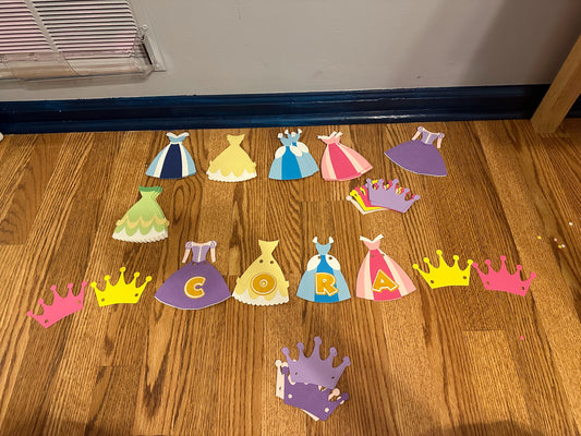 Princess Party Dresses Table Centerpieces