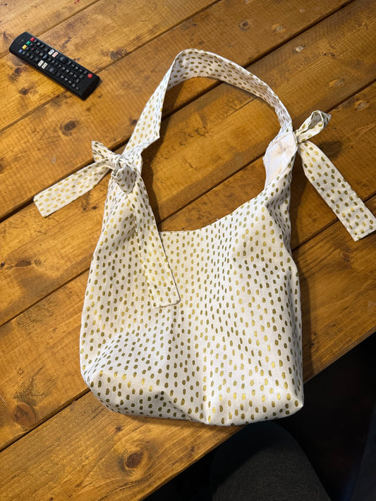Handmade Slouchy Bow Tote