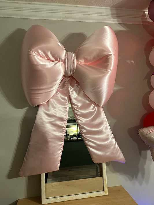 Large Viral Satin Bow for Parties and Event Decor